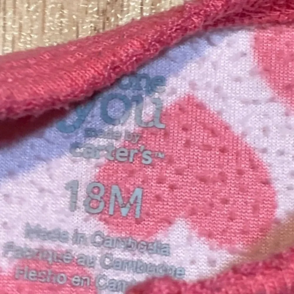 Carters‎ fleece footed pajamas 18 months